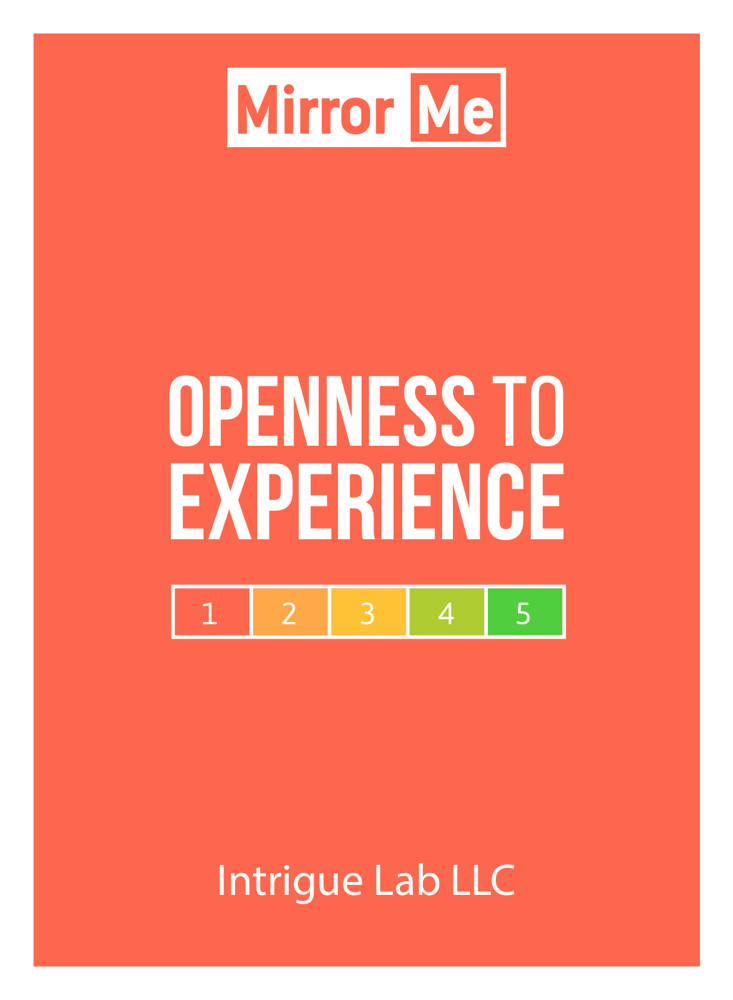 MirrorMe card: Openness to experience, orange